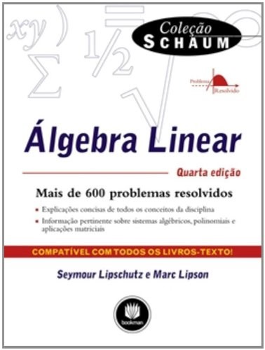 Livro Algebra Linear - Coleção Schaum - Lipschutz