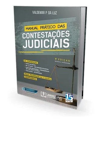 Livro Manual Pratico das Contestacoes Judiciais 8  Edicao - Valdemar P. da Luz