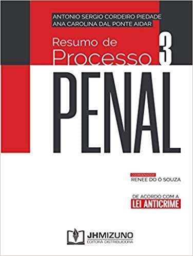 Livro Resumo de Processo Penal Antonio Sergio Corde