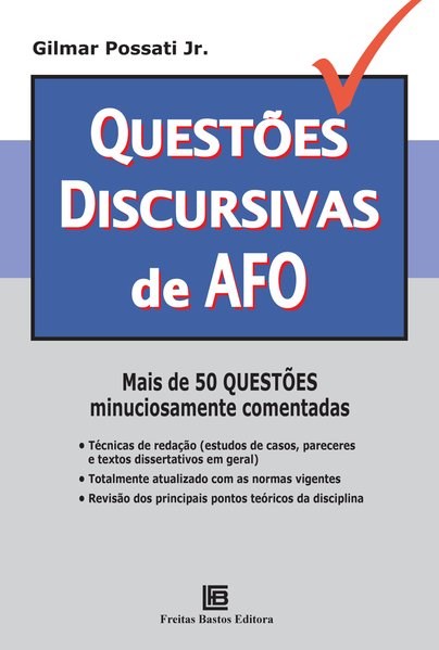 Livro Questoes Discursivas de Afo - Possati Jr.