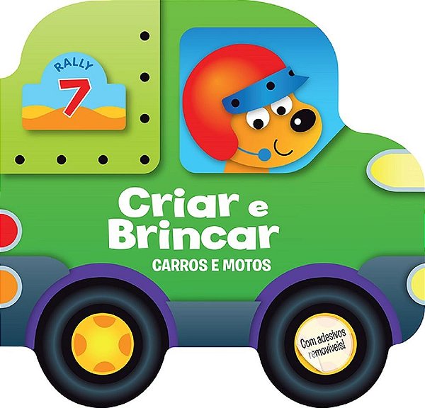 Livro Criar e Brincar - Carros e Motos -