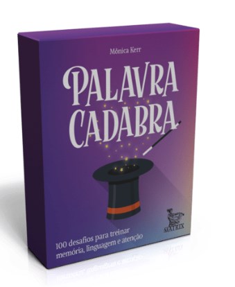 Caixinha Palavra Cadabra: 100 Desafios para Treinar Memória, linguagem e Atenção