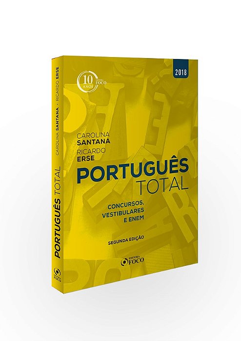 Livro Portugues Total: Concursos, Vestibulares e Enem - Santana/erse