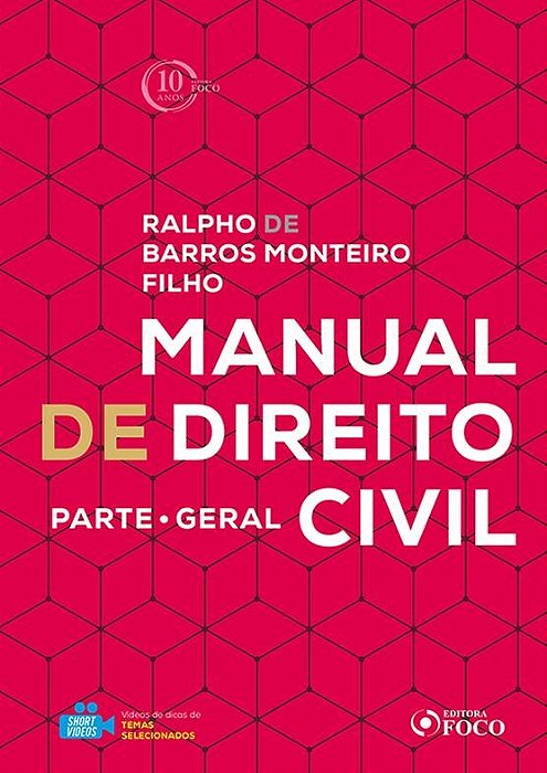 Livro Manual de Direito Civil: Parte Geral - Monteiro Filho