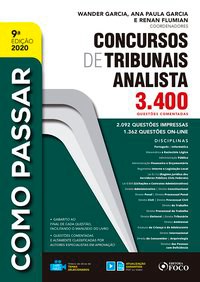 Livro Como Passar em Concursos de Tribunais: Analista 2020 - 9edição - Wander Teresa; Garci