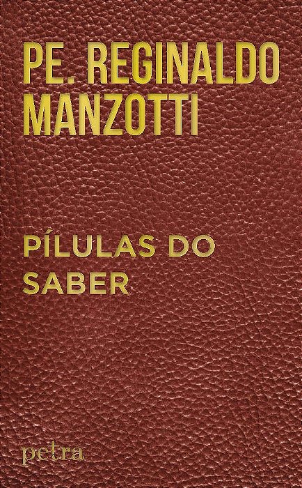 Livro Pilulas do Saber - Manzotti