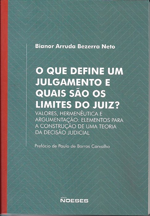 Livro Que Define Um Julgamento e Quais Sao os Limites do Juiz , O - Arruda