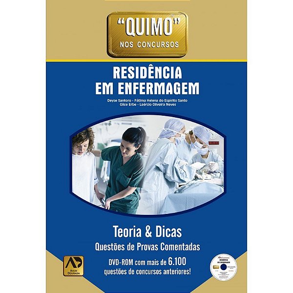 Livro Quimo Residência em Enfermagem + Dvd Rom