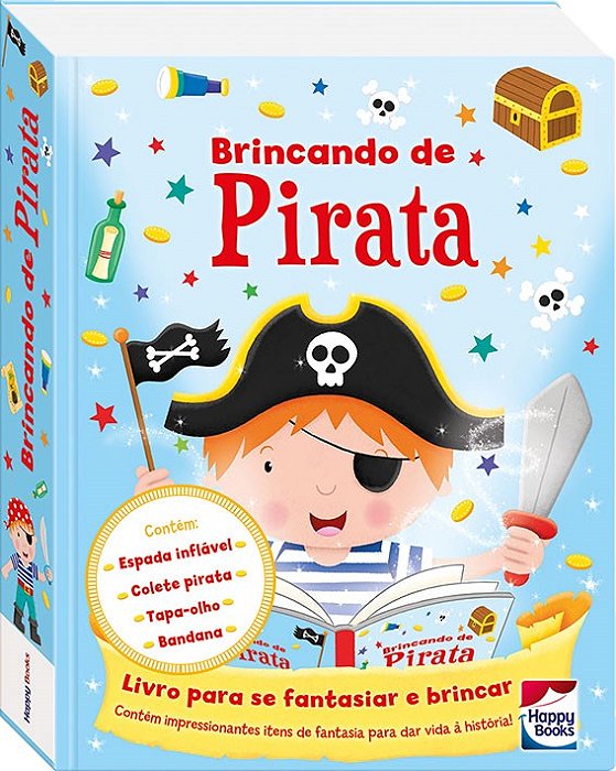 Livro Brincando de Pirata - (brincando de Pirata) - Hannah