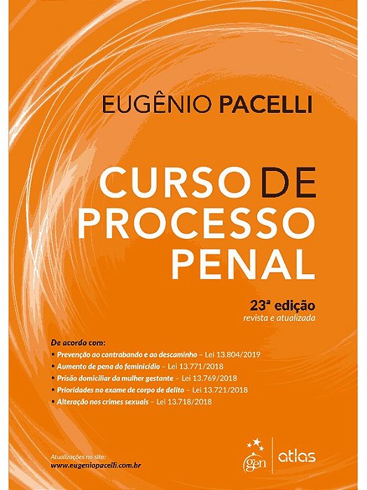 Livro CURSO DE PROCESSO PENAL - PACELLI