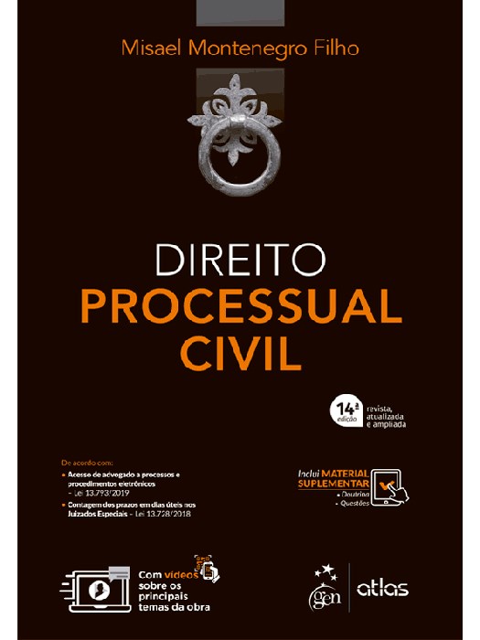 Livro Direito Processual Civil - Montenegro Filho