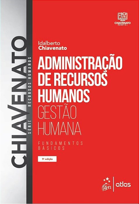 Livro Administração de Recursos Humanos: Gestão Humana  Chiavenato