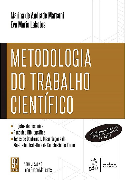 Livro Metodologia do Trabalho Científico Marconi