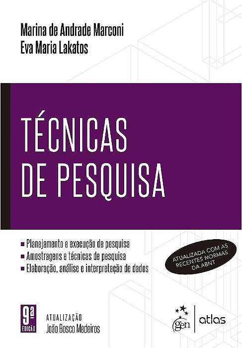 Livro Tecnicas de Pesquisa - Marconi/lakatos