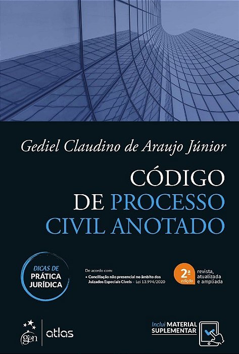 Livro Código de Processo Civil Anotado  Araújo Junior Atlas