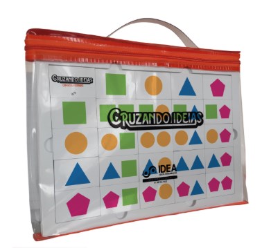 Livro Cruzando Ideias Joaninha com Bolinha e Cores e Formas -