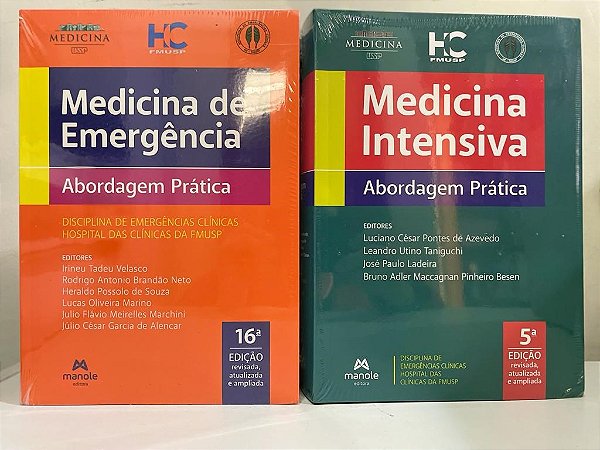 Livro Combo Usp 2022 Medicina De Emergencia E Medicina Intensiva - Velasco