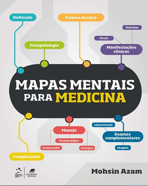 Livro Mapas Mentais Para Medicina  Azam