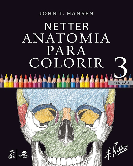 Livro Netter Anatomia para Colorir