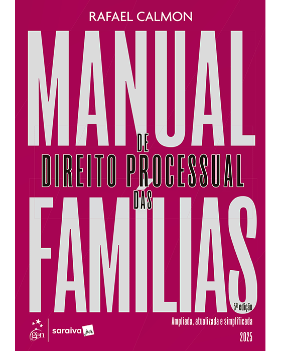 Livro  Manual de Direito Processual das Famílias  Rafael Calmon