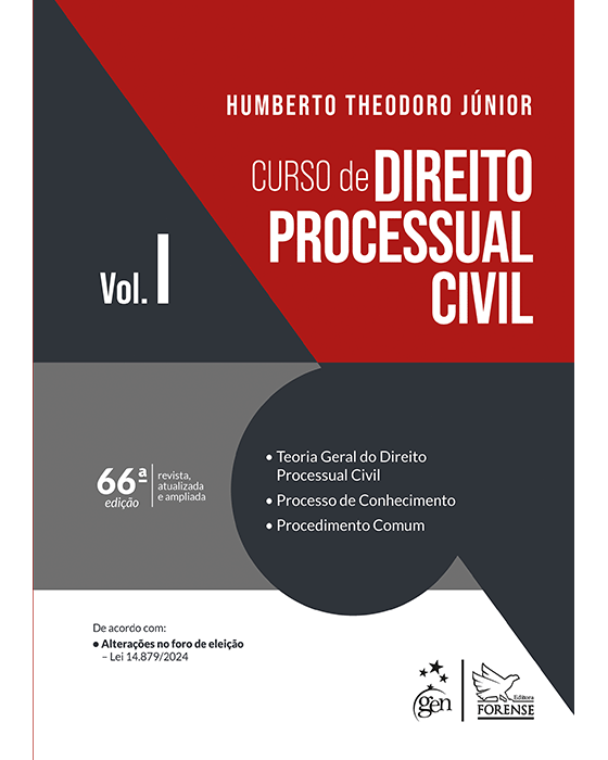 Livro Curso de Direito Processual Civil  Humberto Theodoro Junior