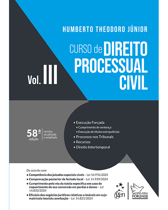 Livro Curso de Direito Processual Civil Vol.3 Theodoro Jr.