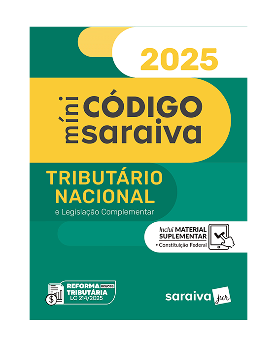 Livro Míni Código Tributário Nacional e Legislação Complementar SaraivaJur