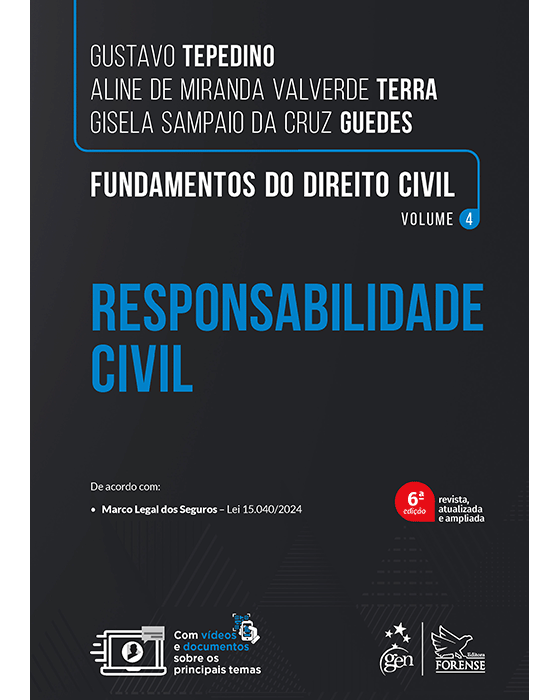 Livro Fundamentos do Direito Civil Responsabilidade Civil Vol. 4 Gustavo Tepedino