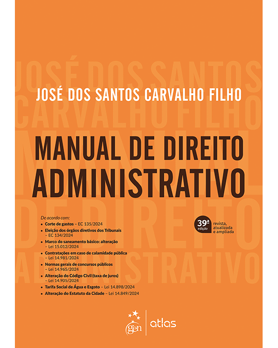 Livro Manual de Direito Administrativo Carvalho Filho