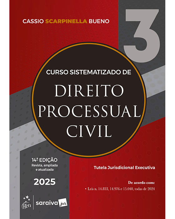 Livro Curso Sistematizado de Direto Processual Civil  Vol.3 Bueno
