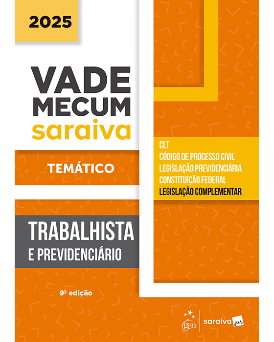 Livro Vade Mecum Trabalhista e Previdenciário SaraivaJur