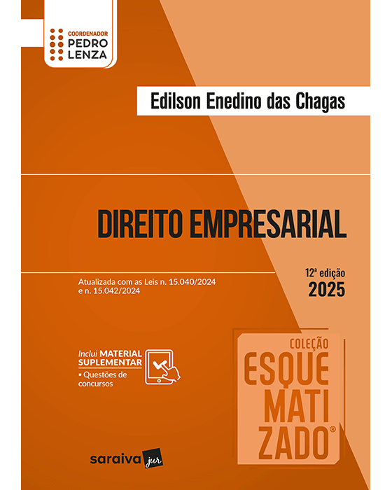 Livro Coleção Esquematizado: Direito Empresarial Chagas