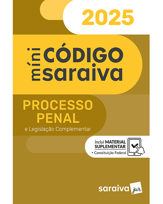 Livro Minicódigo de Processo Penal Saraiva