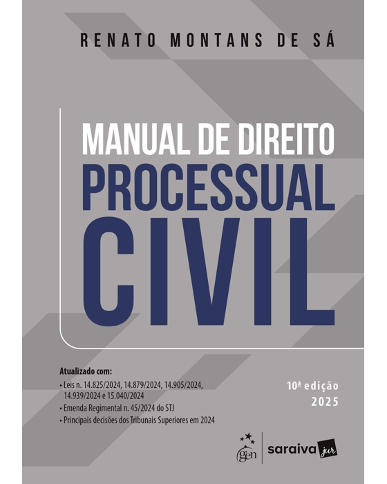 Livro Manual de Direito Processual Civil  De Sá