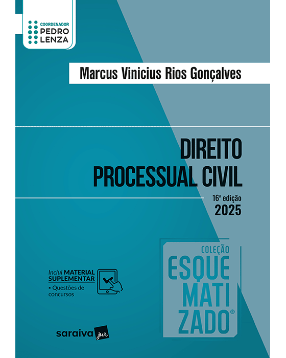 Livro Direito Processual Civil Coleção Esquematizado Gonçalves
