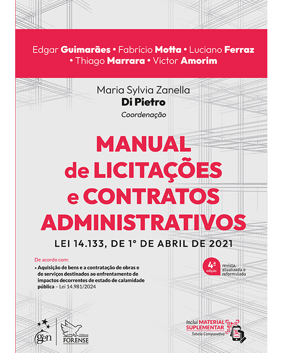Livro Manual de Licitações e Contratos Administrativos Di Pietro