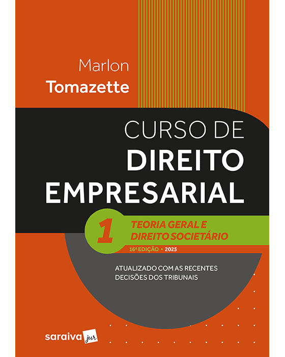Livro Curso de Direito Empresarial vol.1 Tomazette