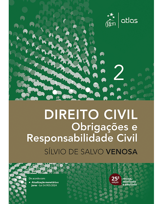 Livro Direito Civil: Obrigações e Responsabilidade Civil Vol.2 Venosa
