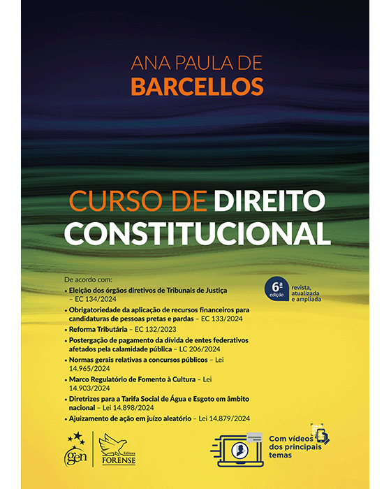 Livro Curso de Direito Constitucional Barcellos