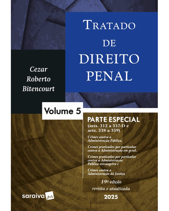 Livro Tratado de Direito Penal  Vol.5 Bitencourt
