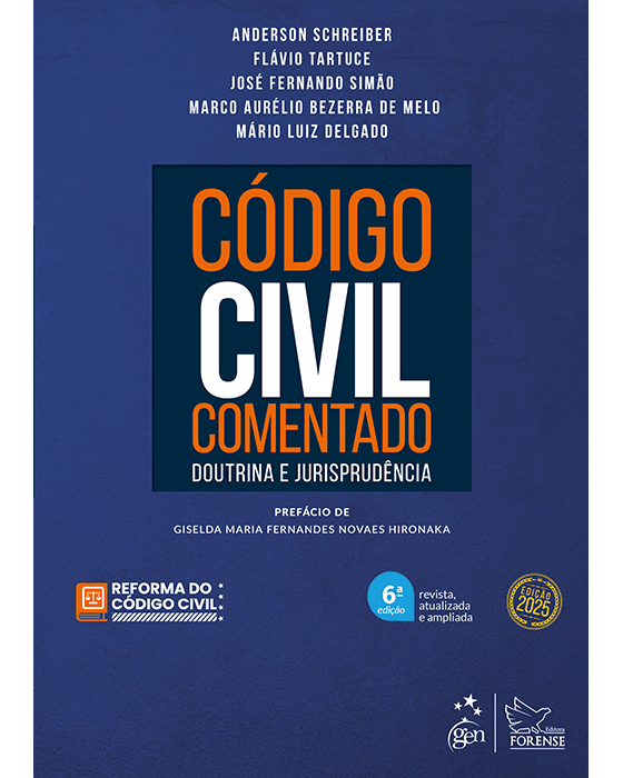 Livro Código Civil Comentado: Doutrina e Jurisprudência Tartuce