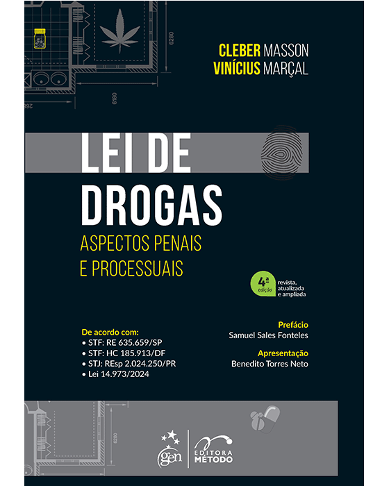 Livro Lei de Drogas: Aspectos Penais e Processuais Masson