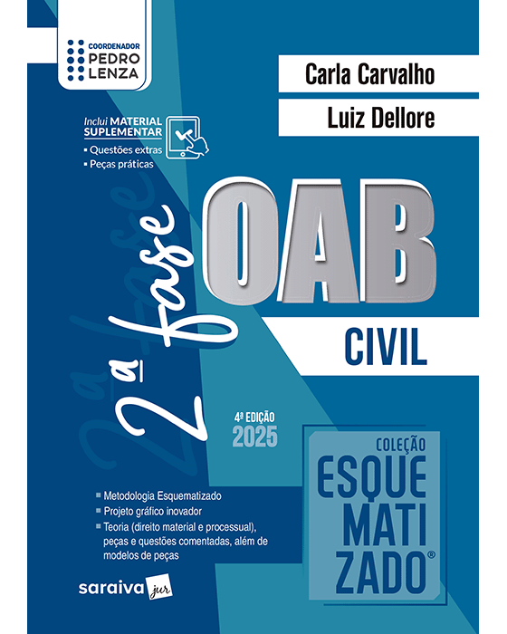 Livro Coleção Esquematizado: OAB 2ª Fase Carvalho