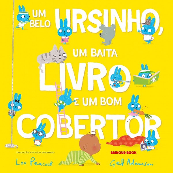 Livro Um belo ursinho, um baita livro e um bom cobertor