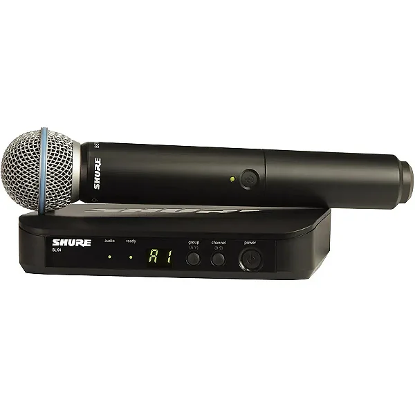 Microfone Shure BLX/Beta58 sem Fio