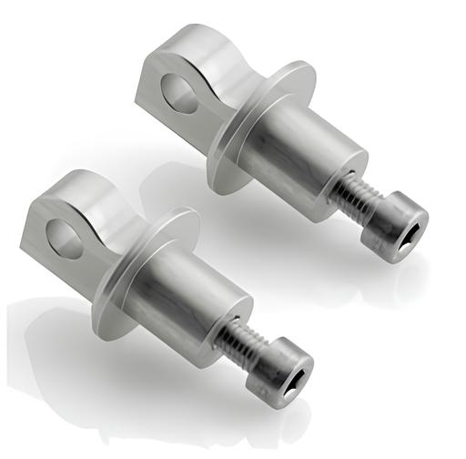 Adaptadores de Pedaleira Piloto - Ducati Diavel 2011 - 2016 - Rizoma