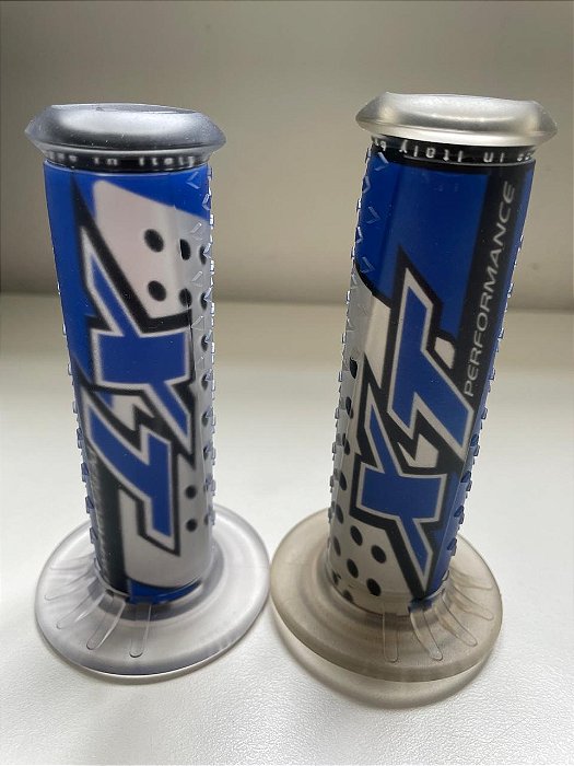 Manopla Harris Off Road Azul & Cinza - Modelo XT