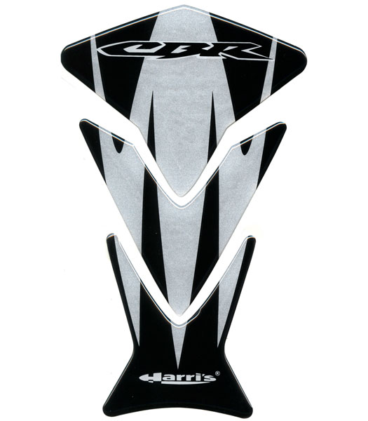 Protetor de Tanque Resinado Puzzle Preto & Prata Modelos Honda CBR - Harris