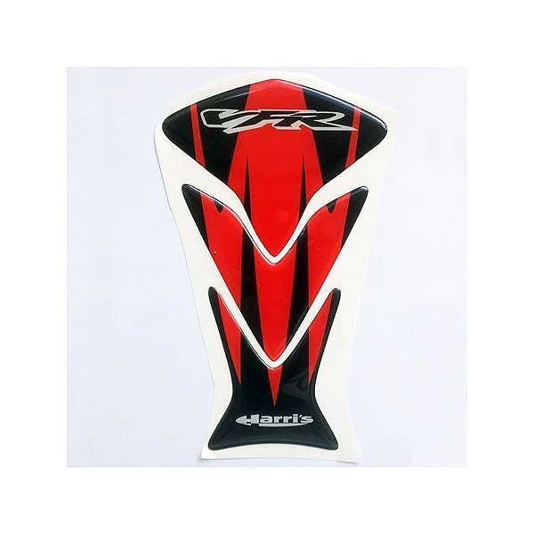 Protetor de Tanque Resinado Puzzle Preto & Vermelho Modelos Honda CBR - Harris
