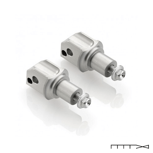 Adaptador P/ Pedaleira Diant. Rizoma (Par) - BMW R 1200 2006 - 2018